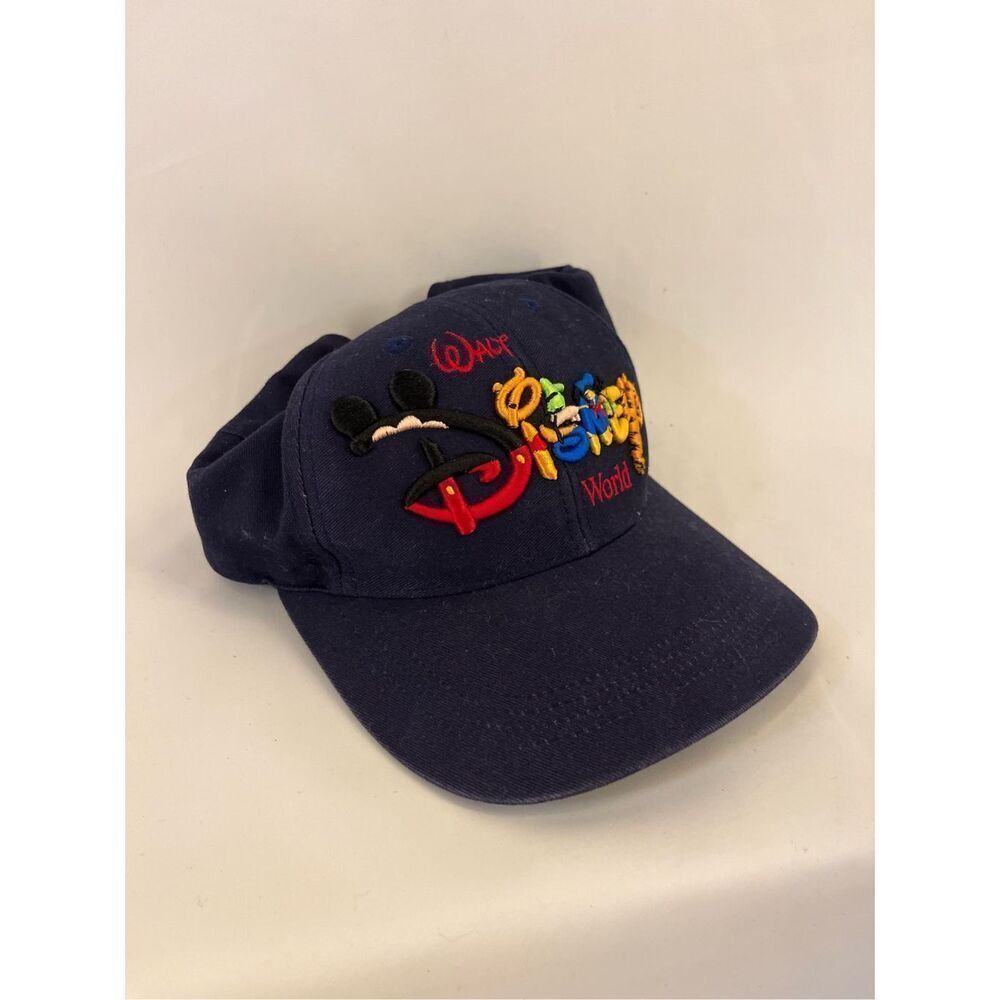 Walt Disney World Unisex Vintage Character Lettering Embroidered Baseball Cap Ha - Picture 6 of 8